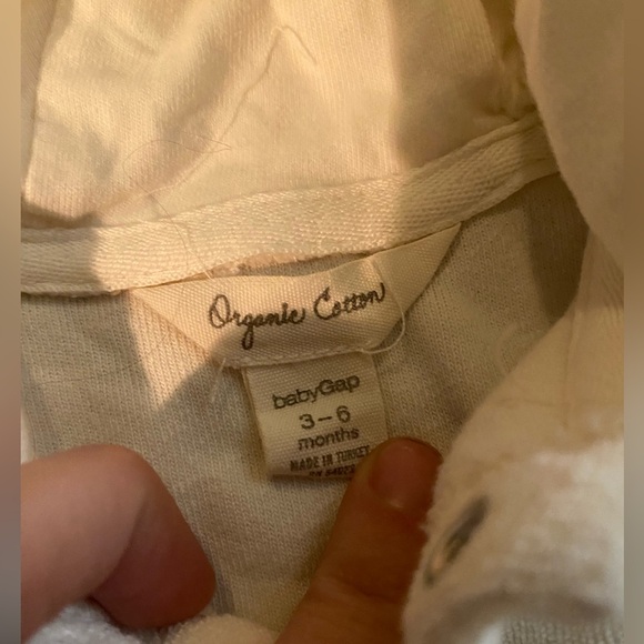 Baby Cardigan Set - White and Yellow - Picture 4 of 5